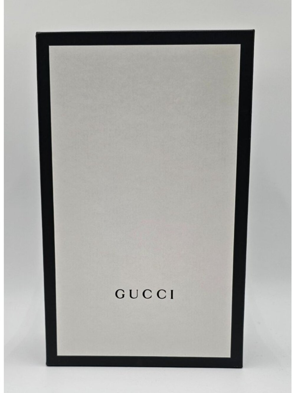 Gucci Designer Box Lid/Base EMPTY Gift/Shoe Black/White Minimalist 7x3.5x11x11